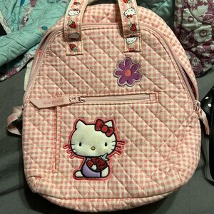 Vera Bradley Mini Hello Kitty gingham backpack